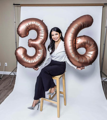 Dark Brown Number 16 Balloon 40 inch, Coffee Brown 16 Number Balloons, 16th Birthday Decorations, Chocolate 16 Year Old Girls Boys Dark Brown Party Supplies