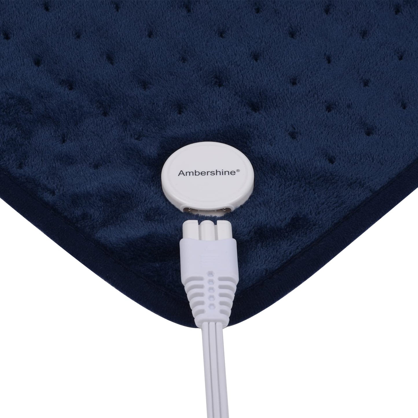 Ambershine 17''x33'' XXXL King Size Heating Pad with 12 Temperature Settings & 4 Auto-Off Countdown Timers, Pain Relief for Back/Neck/Shoulders/Abdomen/Legs, Christmas Gifts for mom dad (Dark Gray)