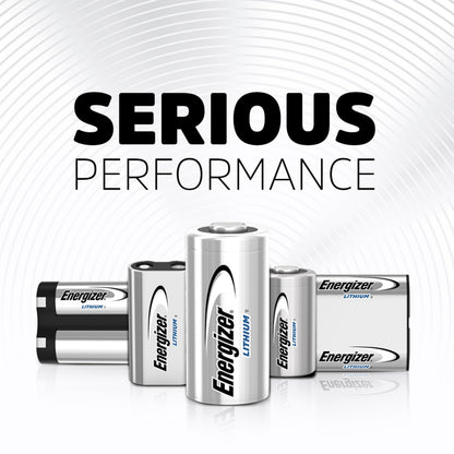 Energizer 123 Lithium Batteries (2 Pack), 3V Photo Batteries