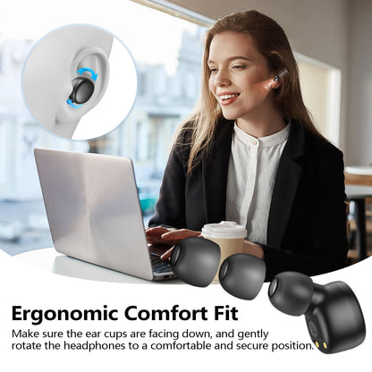 kurdene Wireless Earbuds Bluetooth 5.3 in Ear Buds Light Weight Headphones,Deep Bass Sound,Built in Mics Headset,Clear Calls Earphones for Sports Workout