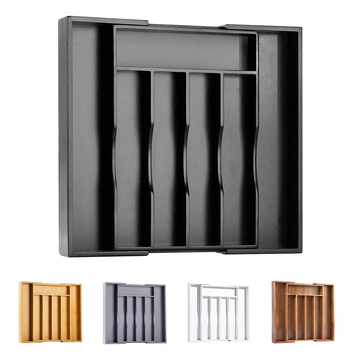 Kitchen Silverware Drawer Organizer and Storage Cabinet Utensil Rack Bathroom Counter Vanity Extra Large Big Cooking Drawer Organizers Countertop Pantry Storage Cabinet Best Kitchen Must Haves 2025