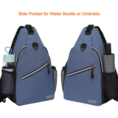 MOSISO Sling Backpack, Multipurpose Crossbody Shoulder Bag Travel Hiking Daypack