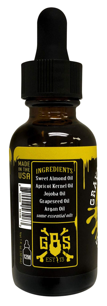 Grave Before Shave Beard Oil (Cigar Blend) 4 oz. Bottle