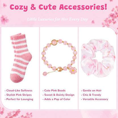 Gifts for Teen Girls, Teen Girl Gifts Trendy Stuff, Graduation Gift For Her Teens Girl, Tween, Teenager, Daughter, Sister, Best Friend Sweet 16th 18th 21st Birthday Cherry Blossom Gift