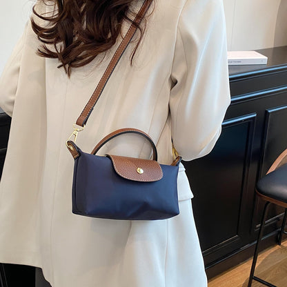 Mini Crossbody Bag for Women - Adjustable Strap Shoulder Purse, Small Spacious Tote with Zipper Pockets for Phone Wallet Keys 7.5in Baby Blue