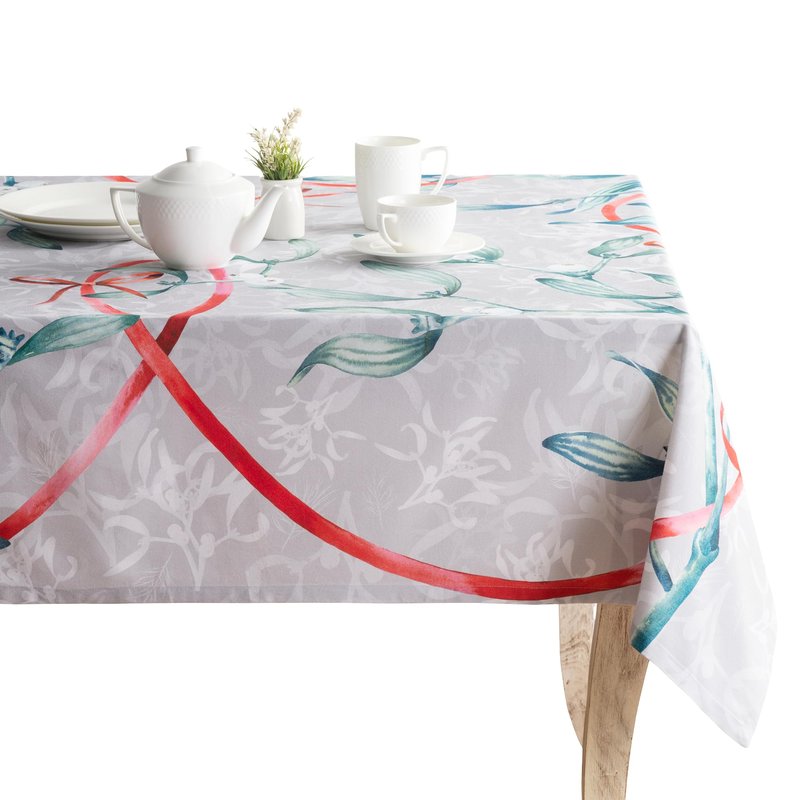 Maison d' Hermine Table Cloth Rectangle Table 100% Cotton 60 x 120 Inches Fall Tablecloth Reusable Everyday Use for Thanksgiving Christmas Decorations Dining Farmhouse Party (Enora)