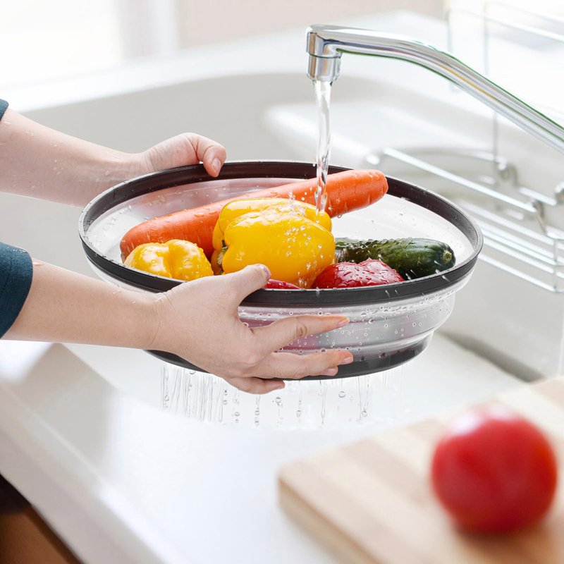 MAGJIUKE 12" Microwave food Cover & Mat,Large Vented Collapsible Splatter Guard dish Plate lid & Silicone Round Kitchen mat