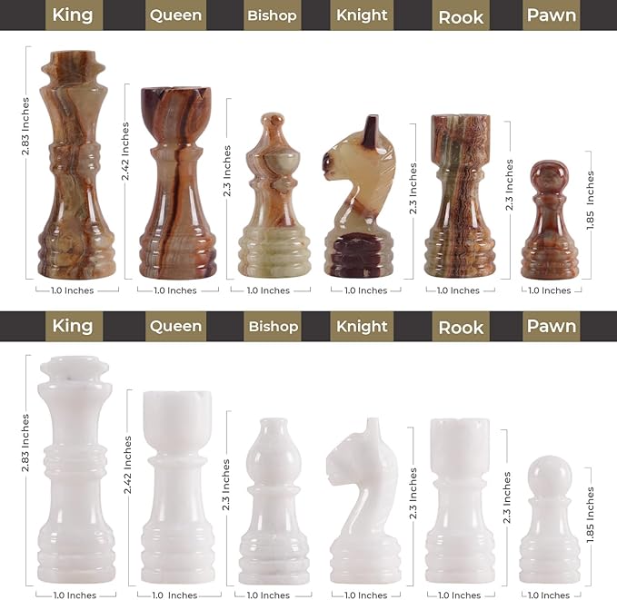 Marble Chess Set for Adults with Complementary Storage Box 15 White &amp Green Handmade Board Games for Adults Premium Chess Set Board Game with Extra Queens