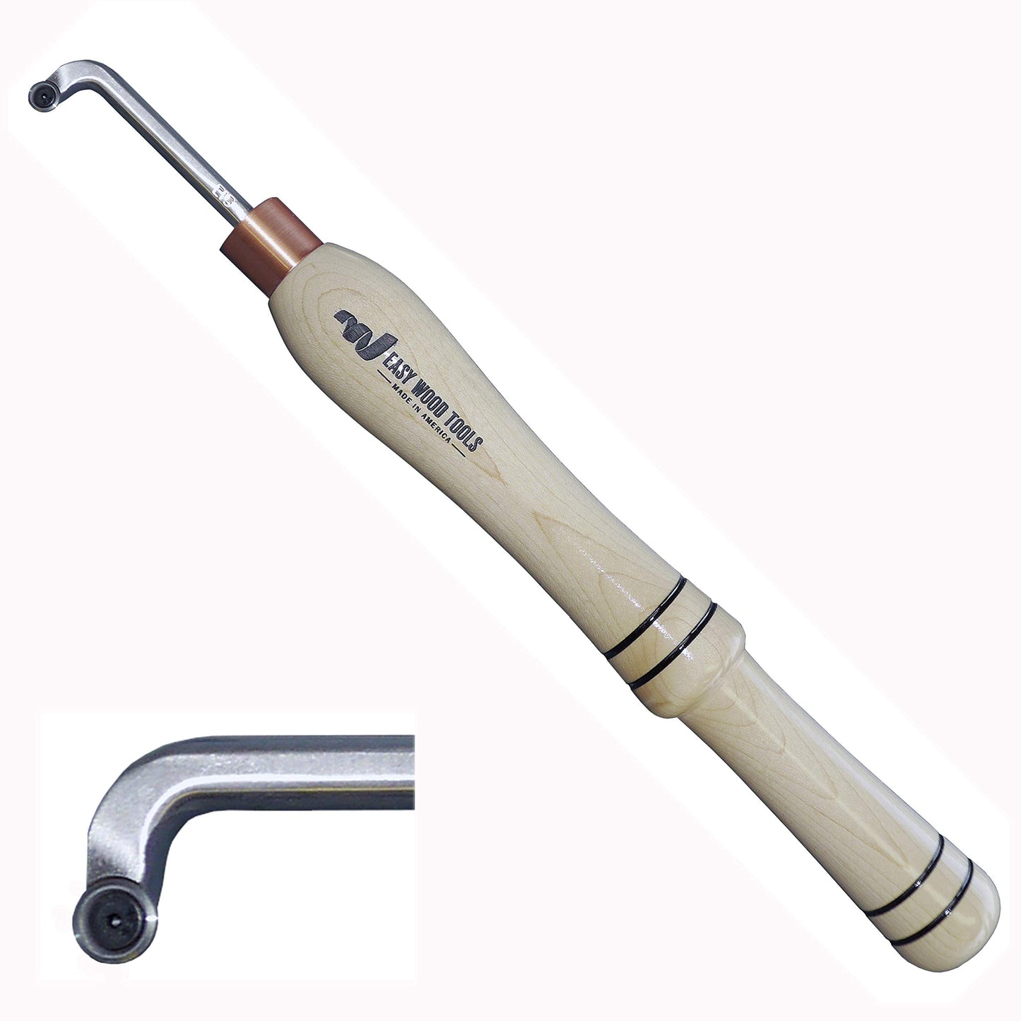 Easy Wood Tools #3 90 Degree Mini Hollower (6503) Equipped with Ci5-NR Negative Rake Carbide Cutter