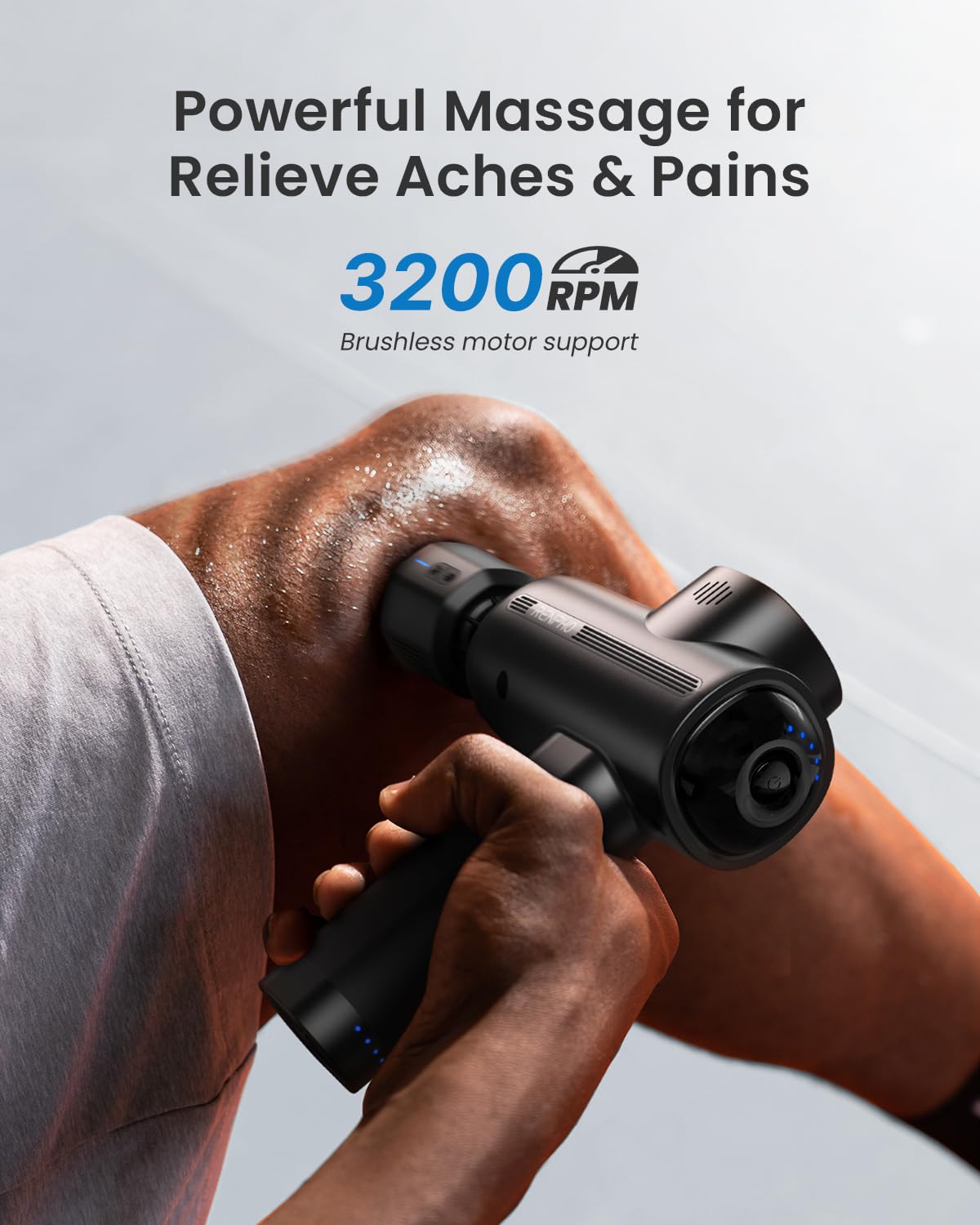 RENPHO Thermacool Massage Gun Deep Tissue with Heat and Cold Head, FSA HSA Eligible, Handheld Muscle Massager with Carry Case, Body Masajeador for Men Women Athletes, Active