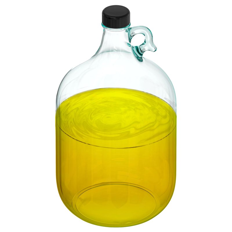 Skywin 1 Gallon Glass Jar with Lid, Clear Glass Gallon Jug for Brewing, Fermentation, Beverage Storage & Bulk Liquids, Airtight 38mm Screw Cap, Food Safe, Reusable Glass Jug with Carry Handle
