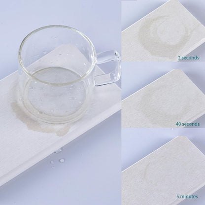 NiuYichee 2 Pcs Water Absorbing Stone Trays, Kitchen/Bathroom Sink Soap Dish, Diatomite Tray Used for Hand Soap & Cosmetic Bottles in The Modern Home, 3.54" W x 9" L, White