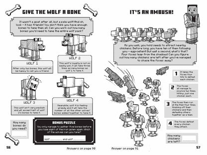Minecraft Brain Games: Solve Over 90 Puzzles!
