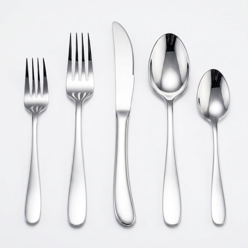 HaWare Silverware Set for 4, 20-Piece Heavy Duty Stainless Steel Flatware Utensils, Food Grade Cutlery Set Including Knife Fork and Spoon, Modern Tableware for Home and Restaurant, Dishwasher Safe