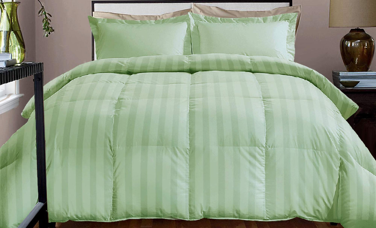 Blue Ridge Home Fashions Stripe Down Alternative Comforter