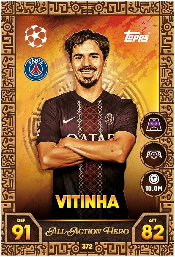 Topps UCC Match Attax 2025/26 - Mini Tin - Global Goalscorers - contains 28 Match Attax cards plus a random Star Boy LE and 3 exclusive 'Worldies' LE cards.