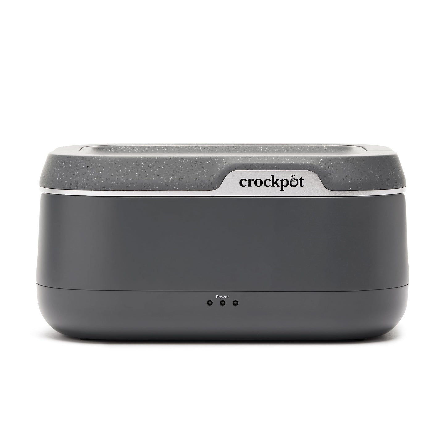 Crock-Pot 28-Ounce Mini Electric Heated Lunch Box, Portable Food Warmer, Perfect for Travel, Car, On-the-Go, Keeps Food Warm, Spill-Free, Dishwasher-Safe, Ideal Gift for Men and Women, Gray