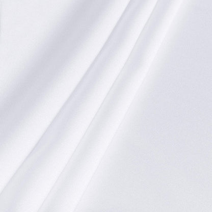 sancua Rectangle Tablecloth - 70 x 108 Inch - Stain and Wrinkle Resistant Washable Polyester Table Cloth, Decorative Fabric Table Cover for Dining Tables, Buffet Parties and Camping, White