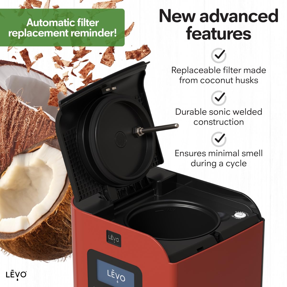 LEVO II+ Infuser Essential Bundle in Mulberry Red – Includes Herb Press, Herb Block Tray (Grey), Extra Power Pod & Infusion Sprayer - Make Your Own Infused Oils & Butter - Easy Herbal Infusion Kit