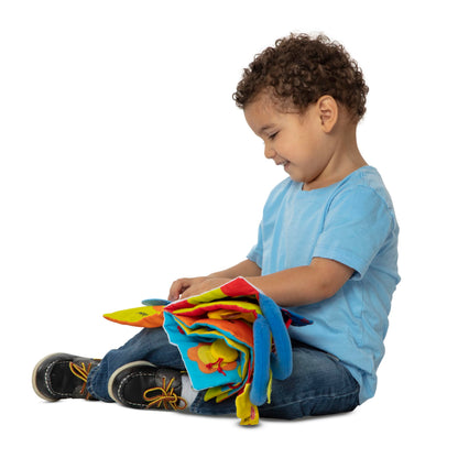 Melissa & Doug K’s Kids My First Activity Book 8-Page Soft Book for Babies and Toddlers Early Learning Developmental Plush Soft Activity For Babies And Toddlers