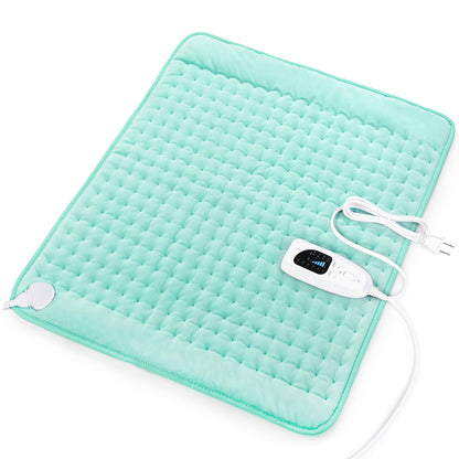 Heating Pad,Electric Heating Pads for Back,Neck,Abdomen,Moist Heating Pad for Shoulder,Knee,Arms,Legs,Dry/Moist Heat & Auto Shut Off,Birthday Gifts for Men and Women(Light Gray, 24''×12'')