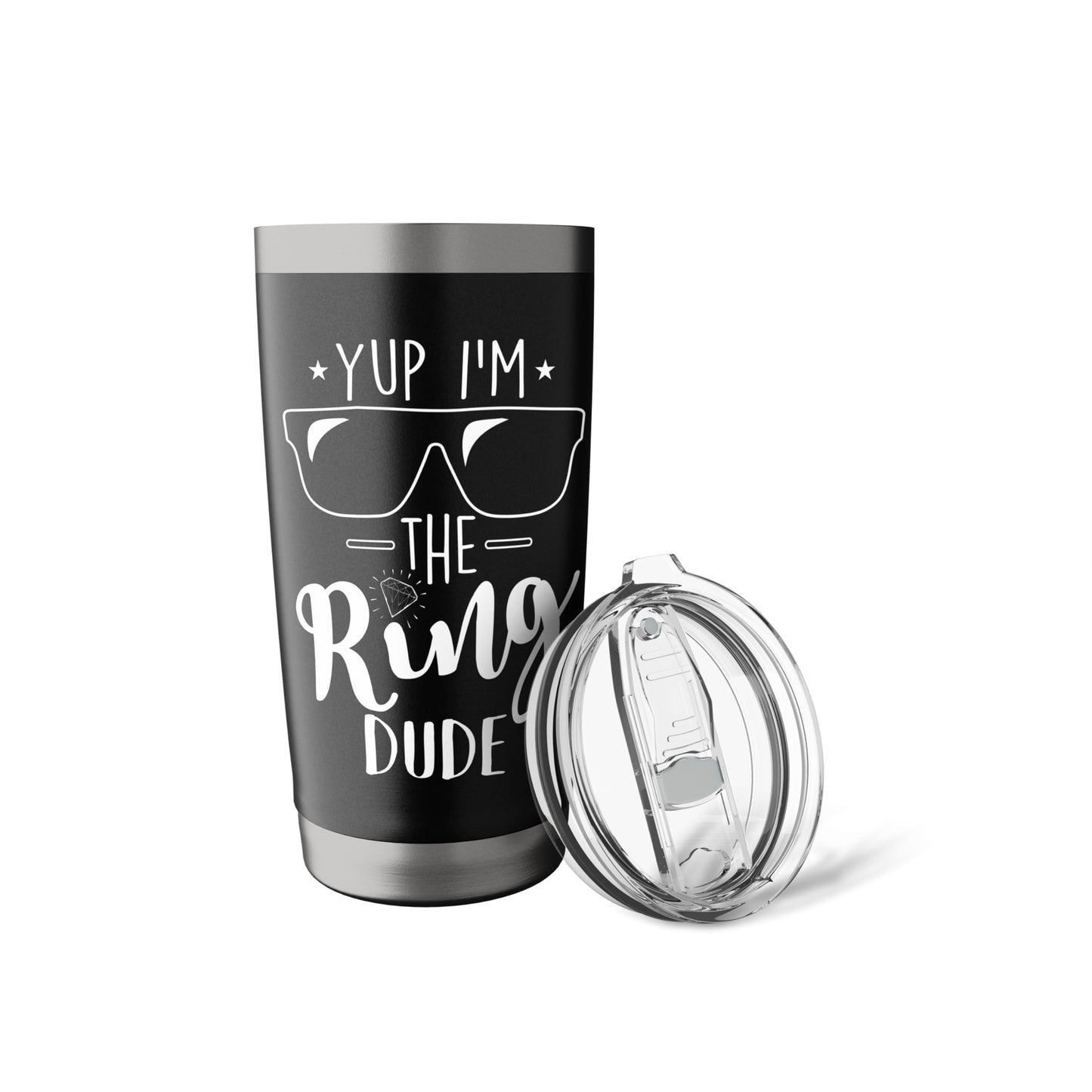 Yup I'm The Ring Dude Funny Ring Bearer Wedding Gift Stainless Steel Insulated Tumbler