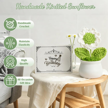 Birthday Gifts for Women, Teen Girls, Her, Unique Happy Birthday Gift Baskets for Best Friend Sister Daughter, Women Mother Gifts Box for Girls Wife Girlfriends, 14pcs Cute Daisy Gift Set(Green)