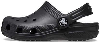 Crocs Kids Classic Clog (Little Kid/Big Kid) - Clogs for Kids - Synthetic Lining - Circulation Nubs Black 4 Big Kid M