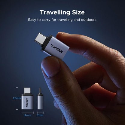 UGREEN USB C to USB Adapter 4 Pack, 10Gbps USBC Male to USB 3.2 Female Adapter, Type C USB C Adapter for MacBook Pro,iMac,iPhone 16 15 Pro Max,iPad mini Pro, Thunderbolt 4, Samsung Galaxy