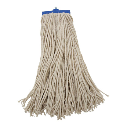Boardwalk BWK720C Mop Head, Economical Lie-Flat Head, Cotton Fiber, 20oz, White (Case of 12)