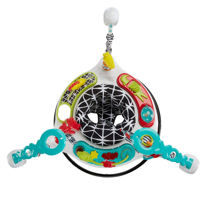 Fisher-Price Baby Bouncer Pink Petals Jumperoo Musical Activity Center with Lights Sounds & Developmental Toys