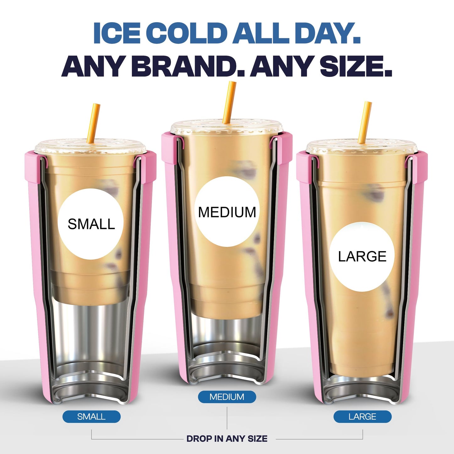 Frost Buddy Togo Buddy | 30 oz Stainless Steel Vacuum Insulated Tumbler | To Go Coffee Cup – Reusable, Iced Coffee Cups, Travel Mug, Thermal Cup for Hot & Cold Drinks, Dunkin Cup (Nebula)
