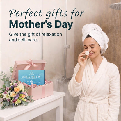 Body Restore Shower Steamers Aromatherapy 30 Pack – Mothers Day Gifts for Mom, Birthday Gifts for Women and Men, Relaxation Stress Relief Self Care – Collectors Box