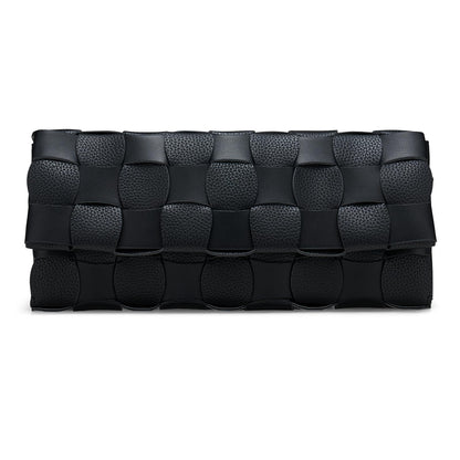 CHUNLI Trendy Woven Evening Clutch Purses for Women, PU Leather Crossbody Shoulder Purse Handbag for Women Evening, Formal Events, Wedding, Party, and Special Occasions