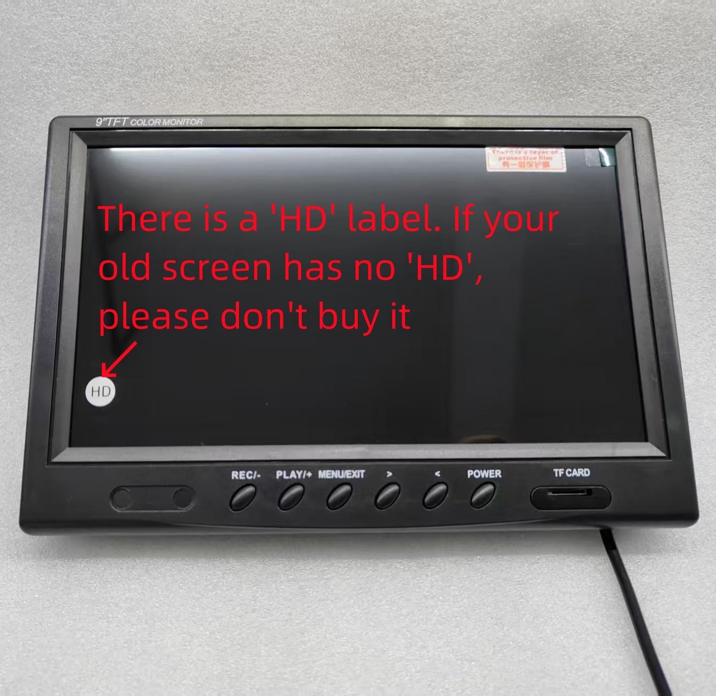 Sewer Camera Replacement Ultra High Definition 9inch Display Screen w/16GB DVR Video Rcording,JQKJCAM Drain Pipe Borescope Accessory,Monitor of Pipe Inspection Camera SP09A SP09F 9600F WP90F