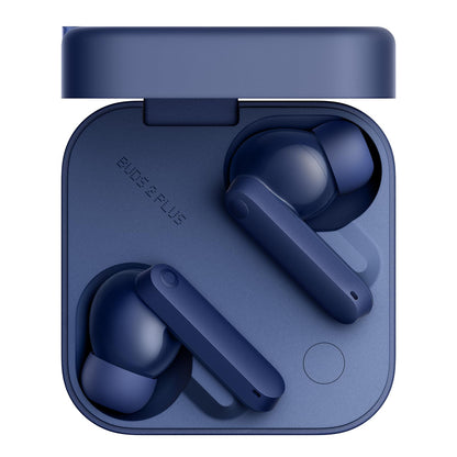 CMF Buds 2 Plus Wireless Earbuds Adaptive Noise Cancelling, Hi-Res Audio Bluetooth Headphones, 12mm Drivers for Deep Bass, 50dB ANC 61.5H Playtime, Sport Ear Buds with 6 Mics, Blue