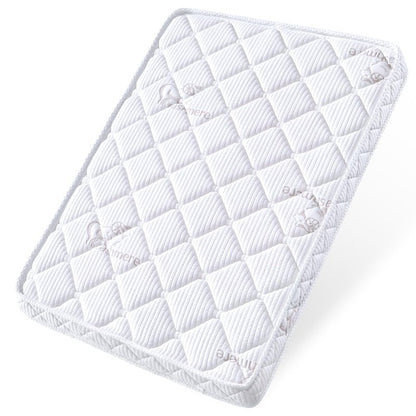 Pack and Play Mattress - 38" x 26"- Premium Knitted Fabric Safety Reinforced Play Yard Mattress - Fits for Graco & Baby Trend & Pamo Babe Playard, Firm Support and Comfort Foam，White