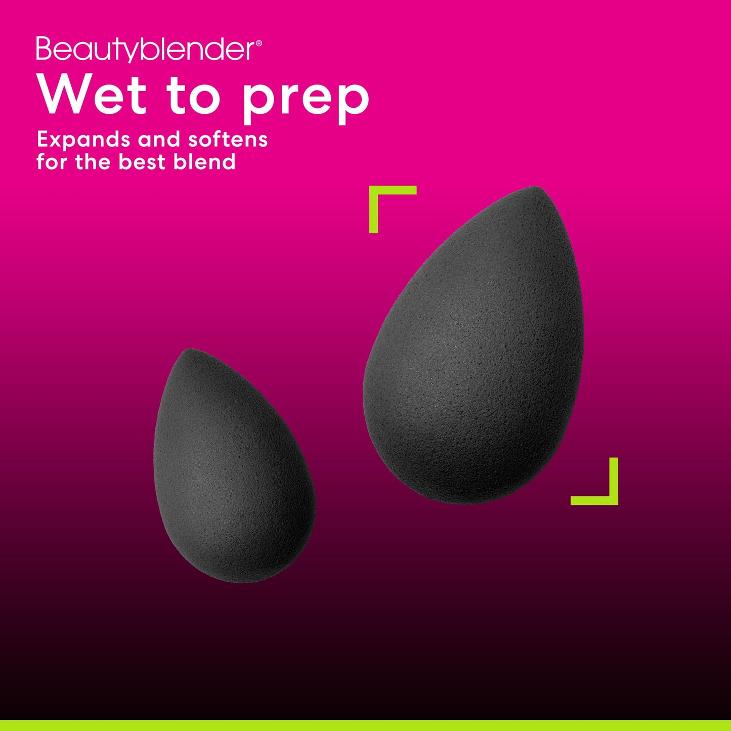 Beautyblender® | Original Pink Beauty Blender Makeup Sponge, Super-Soft Foam Easily Blends Foundations, Powders & Creams, Made in USA, Reusable, Washable, Streak Free Application, Vegan, Cruelty Free