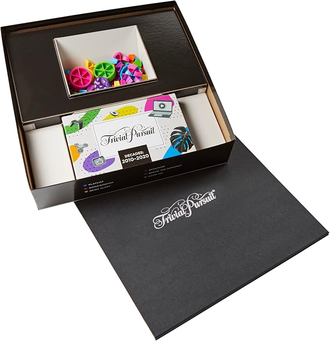 Hasbro Gaming Trivial Pursuit Decades 2010 to 2020 Board Game for Adults and Teens Pop Culture Trivia Game for 2 to 6 Players Ages 16 and Up