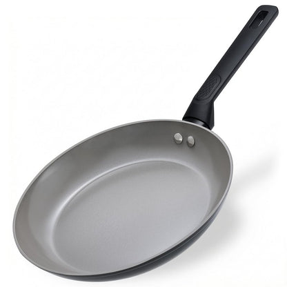 UFIRE 9.5 Inch Nonstick Frying Pan Skillet, Ceramic Frying Pan, Non Toxic Healthy Ceramic Coating, Suitable for All Stovetops, PTFE PFOA PFOS Free, Black