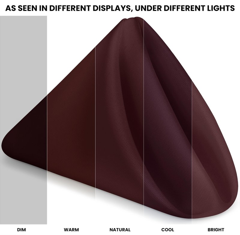 Utopia Home [288 Pack, Burgundy] Cloth Napkins 20x20 Inches, 100% Polyester Hemmed Edges, Washable and Reusable Ideal for Parties, Weddings and Dinners