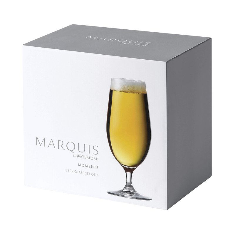 Waterford Marquis Moments Beer Glass 15.5 Oz Set of 4