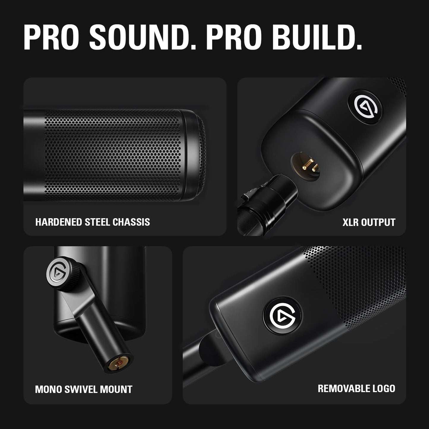 Elgato Wave DX - Dynamic XLR Microphone, Cardioid pattern, Noise Rejection, speech optimised for Podcasting, Streaming, Broadcasting, No Signal Booster Required, works with any Interface, for Mac, PC