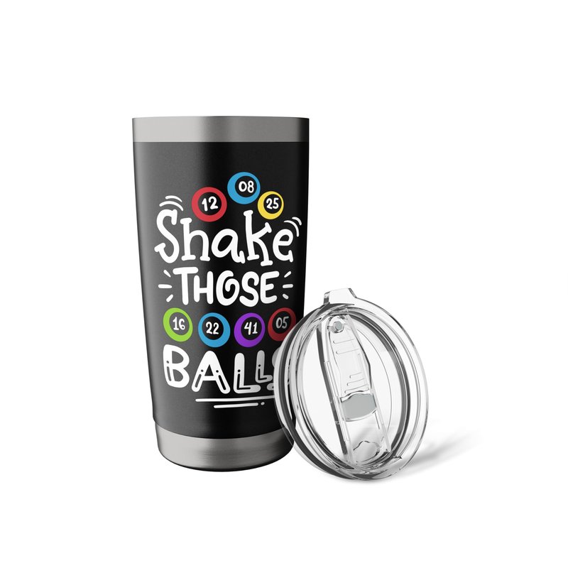 Bingo Shake Those Balls Stainless Steel Insulated Tumbler