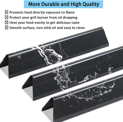 Weber 7635 Flavorizer Bars - Porcelain Enameled Heat Plates for Spirit I & II 200 Series Grills