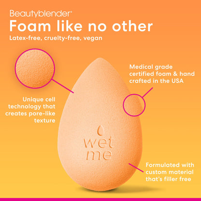 Beautyblender® | Bubble Blender Makeup Sponge | Blend Liquid Foundations, Powders and Creams | Streak Free Application | Vegan, Cruelty Free | Made in USA
