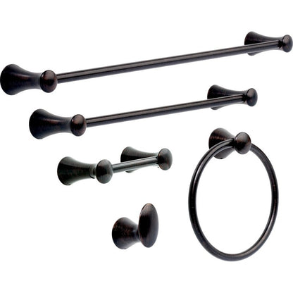 Delta Faucet 73824-RB Lahara Towel Bar, 24", SpotShield Venetian Bronze