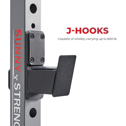 Sunny Health & Fitness PowerVersa Series All-In-One Strength Training Squat Rack And Bench Power Cage - SF-XF921041