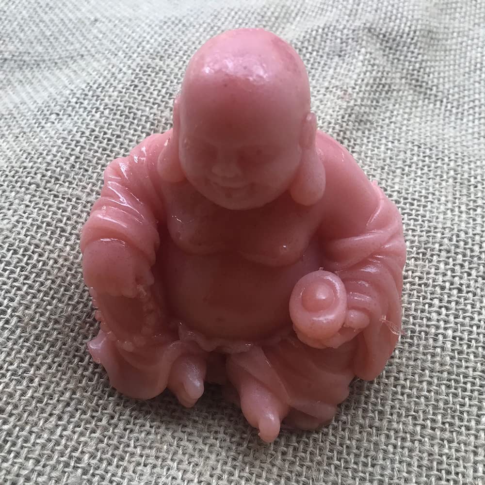 Buddha 3D Candle Mold Silicone Soap Molds Soap Molds for Soap Making Silicon Molds for Soaps DIY Craft Handmade Soap Candle Plaster Resin Mould (12030)