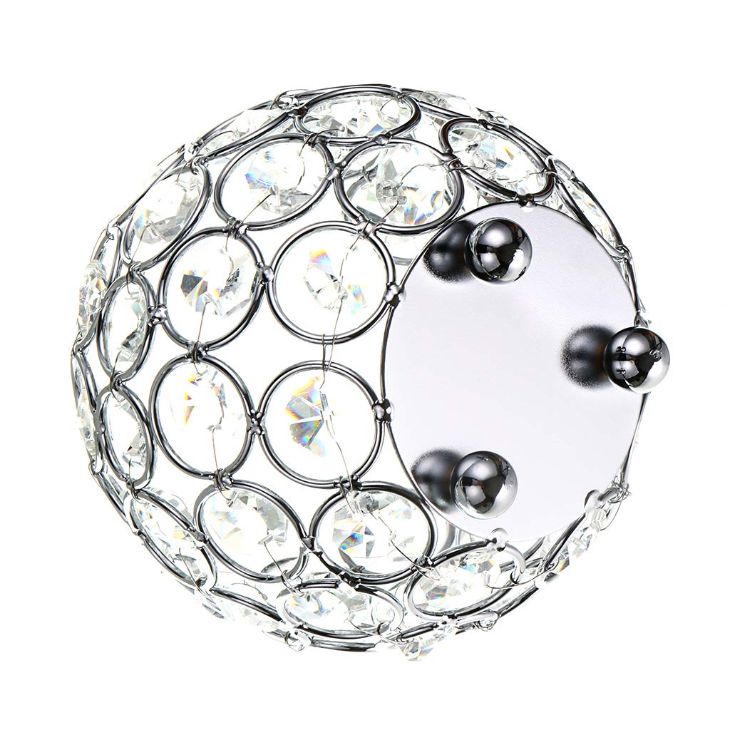 OwnMy 10cm Crystal Bowl Votive Candleholder Sparkly Tea Light Candle Holders Candle Lanterns Decorative Candelabra Vase for Christmas New Year Wedding Table Centerpieces (Silver Tone)